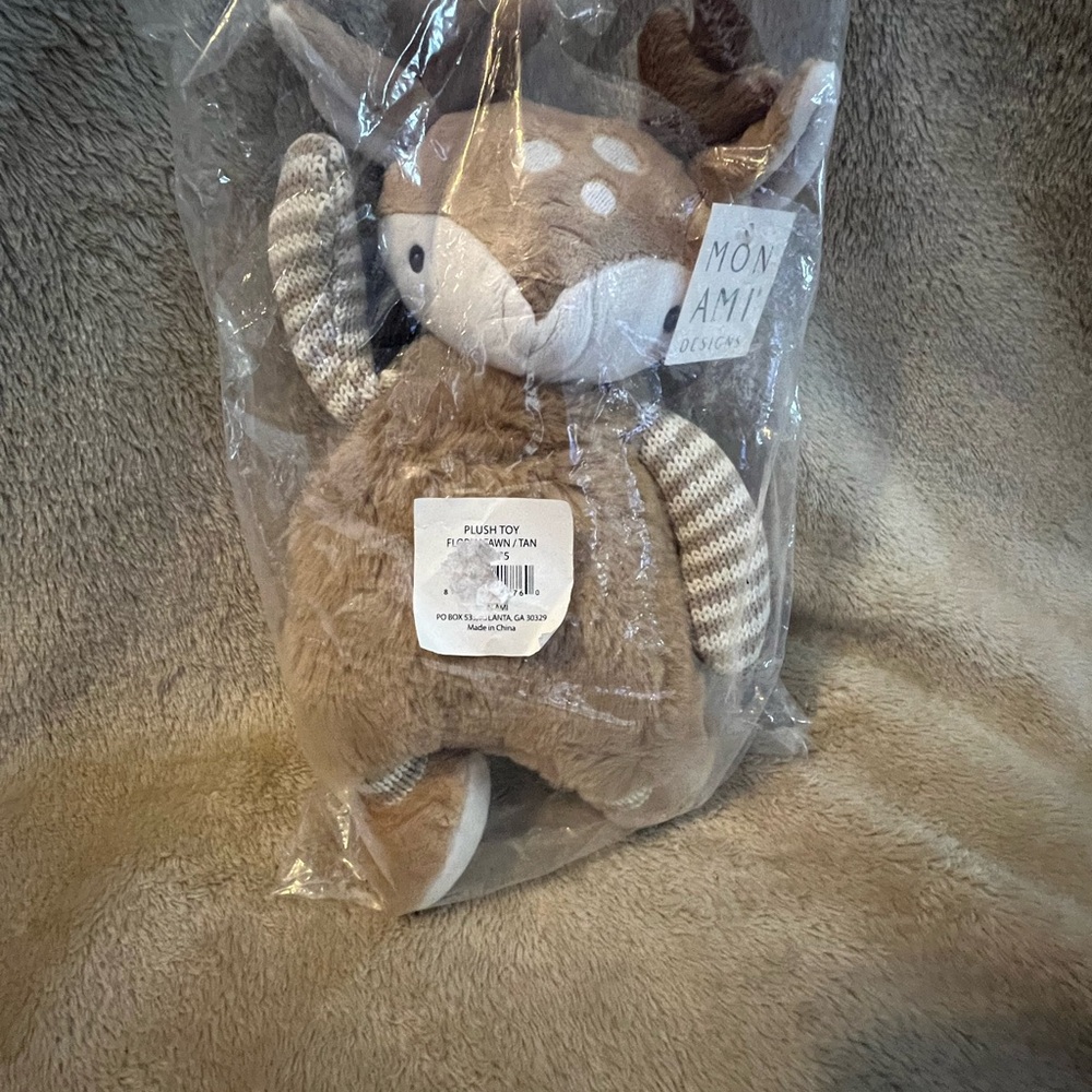 Mon Ami Brown Deer Plush Toy
